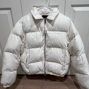 PacSun Cream Puffer Jacket